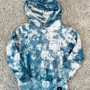 Little Surfer Dude tie dye hoodie (2T)